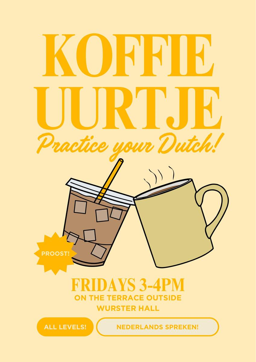 Dutch coffee hour flyer