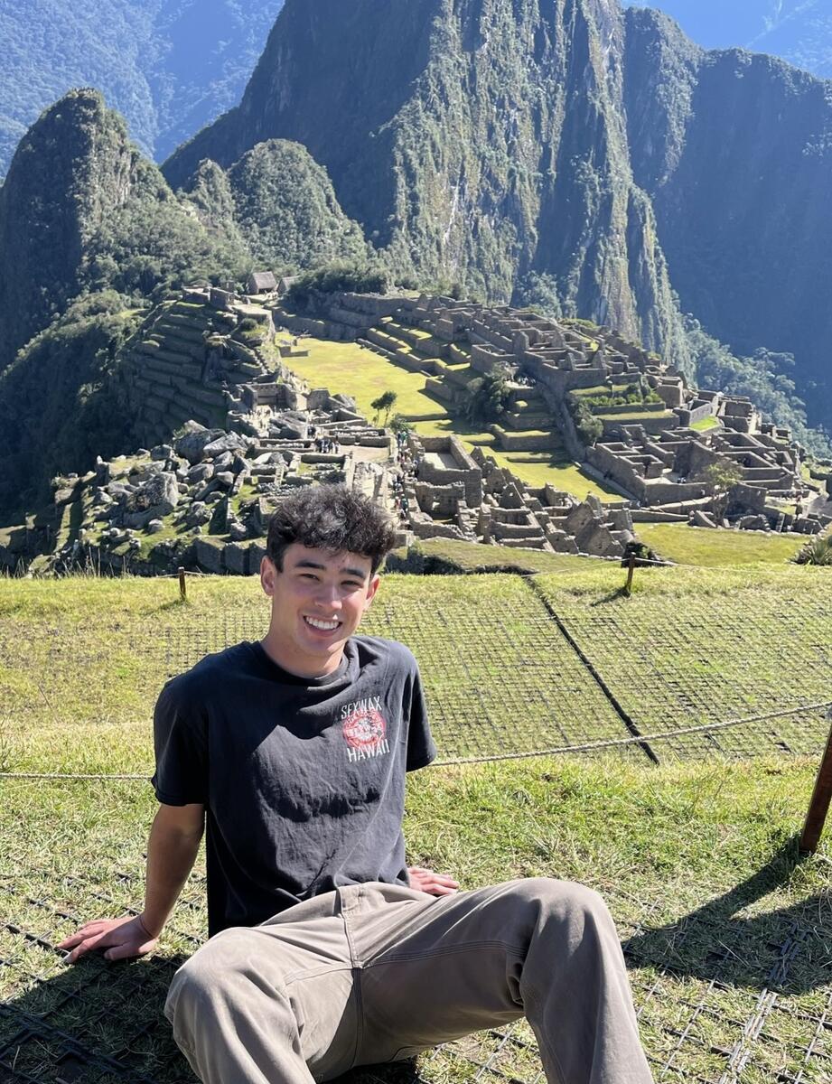 Owen in Machu Picchu