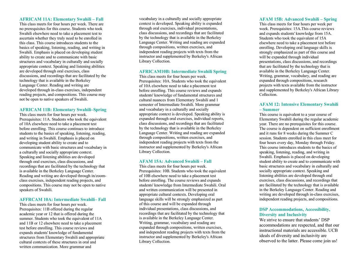 Swahili brochure 2
