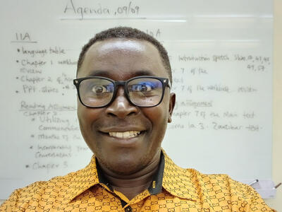 Photo of Swahili instructor Dr. David Kyeu